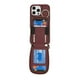thumbnail image 5 of For iPhone 16 Pro Max Case with Zipper Pouch Ring Kickstand Strap Litchi Texture PU + TPU Phone Cove, 5 of 5