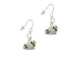 thumbnail image 2 of Silvertone Beehive with 2 Bumble Bees Heart French Earrings, 2 of 4