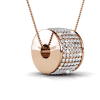 thumbnail image 7 of Cate & Chloe Anabelle 18k Rose Gold Plated Pave Pendant Necklace with Swarovski Crystals for Women, 7 of 7