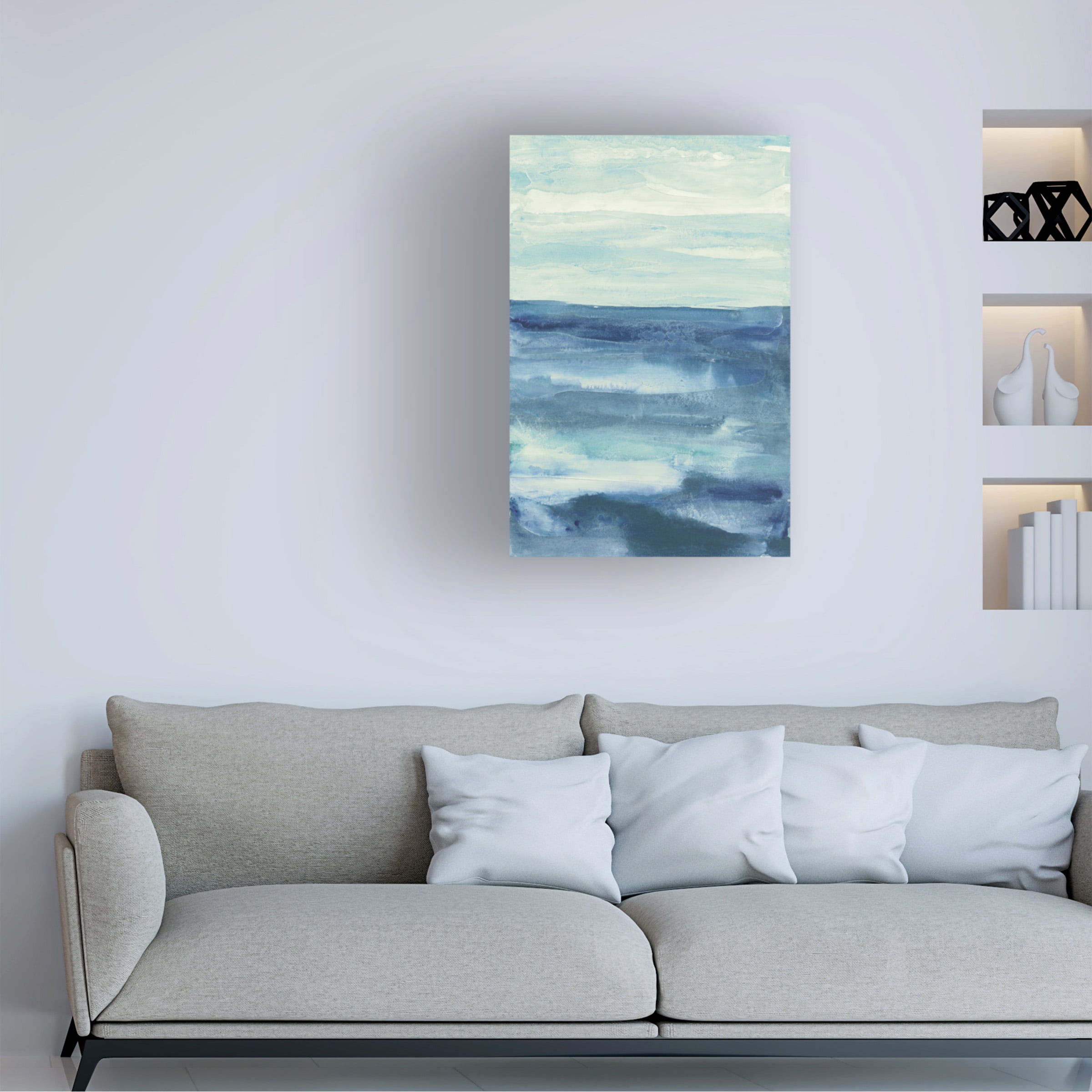 Trademark Fine Art 'Lost in Blue' Canvas Art by Chris Paschke