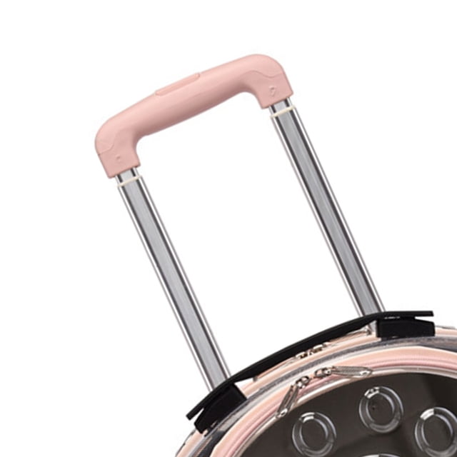 Pet Rolling Carrier Pet Carrier Backpack Cat Backpack Carriers Pet Trolley Case Pet Carrier Pet Bubble Backpack Wear Resistant Portable Breathable Pet Trolley Case For Small Pets