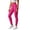 Hot Pink, variant on Qulqfy Petite Women Leggings Yoga Pants Army Green High Waisted Stretchy Tummy Control Workout Soft Daily Wear Lounge Pants S