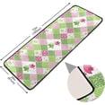 thumbnail image 2 of SKYSONIC 2'X6' Spring Birds Lovers Runner Rug with Rubber Backing, Happy Valentines Day Non Slip Entryway Rug Runner Washable Soft Area Rug Carpet for Hallway Bedroom Kitchen Decor, 2 of 6