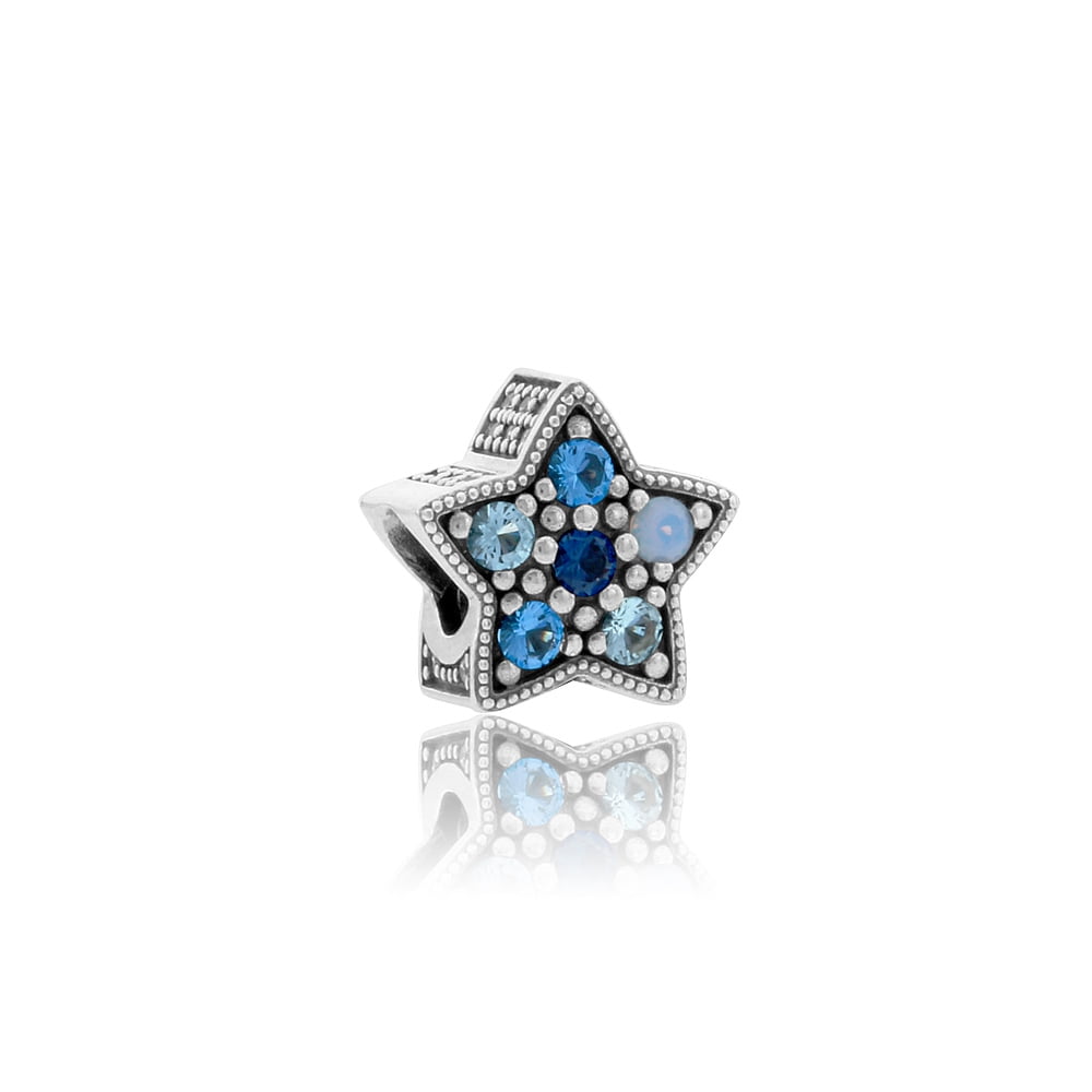 Authentic Bright Star Charm, Colored Crystals & Clear CZ 796379NSBMX ...