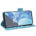 thumbnail image 5 of Designed for OnePlus 9 Pro Case, Luxury PU Leather Wallet Phone Case with Card Holder Flip Kickstand Drop Protection Phone Case Cover for OnePlus 9 Pro 6.7 inch - Cyanblue, 5 of 5