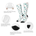thumbnail image 4 of Picia Women Crew Soft Moisture-wicking Socks Turtles And Seahorses Pattern Design Cotton Socks, One Size fit All, 4 of 9