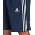 thumbnail image 4 of Adidas Men's Size Designed 2 Move 3-Stripes Prime blue Shorts, Crew Navy/White, Large/Tall, 4 of 5