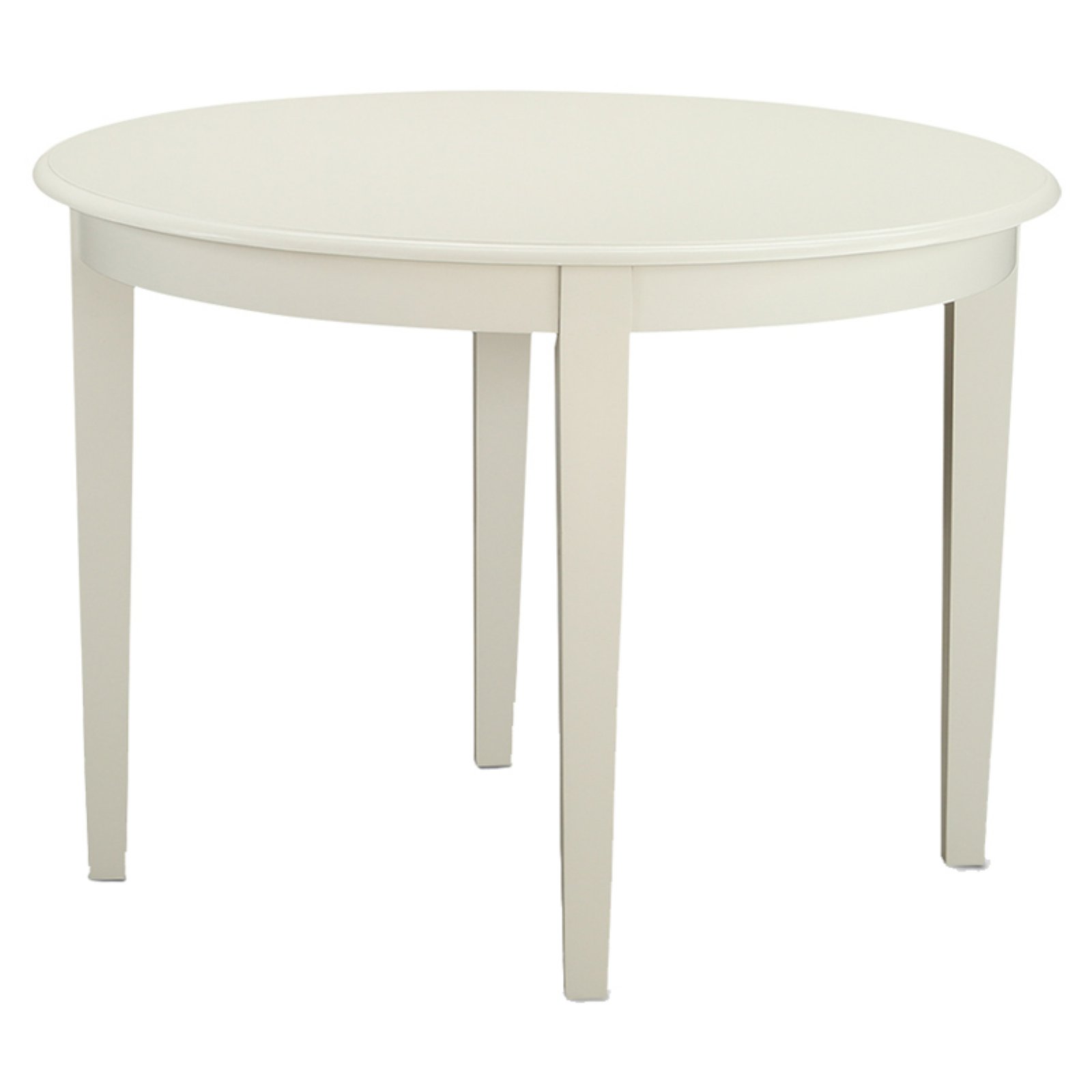 East West Furniture Boston Round Dining Table with 4 Tapered Legs
