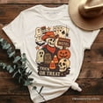 thumbnail image 6 of Western Halloween Skeleton T-Shirt, Haunted Motel Trick or Treat Tee, 6 of 6