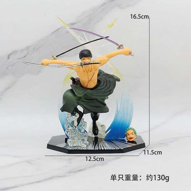 Una pieza figura Firefist luffy Ace Zoro Sanji Anime batalla luffy Usopp figuras de alta calidad Cake Topper Juguetes