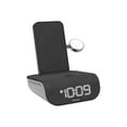 iHome TimeBase Pro+ Digital BT Alarm Clock with Wireless & USB Charging