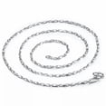 thumbnail image 5 of K-KED Real Pt950 Pure Platinum 950 Necklace For Women Yuanbao Shaped Solid Chain-18in-1.2mm-4.4-4.6g, 5 of 9