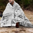 thumbnail image 4 of 10 Uds. Manta De Papel De Aluminio Mylar Space Blanket 51 "x83" Plegable Para Adultos SM SunniMix none, 4 of 7