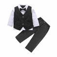 thumbnail image 1 of Traje formal para bebés y niños, traje de esmoquin para boda de caballero, 1 of 5
