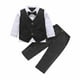 thumbnail image 1 of Traje formal para bebés y niños, traje de esmoquin para boda de caballero, 1 of 5