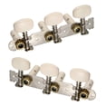 thumbnail image 1 of Paquete de 2 Clavijas de Afinación de Guitarra Clásica CUTICAT Cabezales de Máquina 3R3L Blanco, 1 of 6