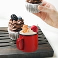 thumbnail image 4 of ColoMX 2pcs esmalte de agua taza de agua vintage taza de café taza de café bebiendo tazas, 4 of 8