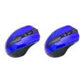 thumbnail image 1 of crativent New Arrival Universal Wireless Mouse Portable Optical 4 Buttons 2000 DPI Ergonomic Mice for Computer PC Laptop Blue 2Set, 1 of 6