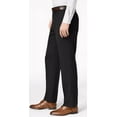 thumbnail image 2 of Kenneth Cole Reaction Mens Modern fit Dress Pants 33 / 30 Black Solid Stretch, 2 of 4