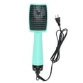 thumbnail image 2 of Peine Secador De Pelo Eléctrico, Secador De Pelo Verde Para El Hogar, Peine Universal En Seco Y Húmedo, Herramientas De Estilismo Para El Cabello De Doble Uso, Peluquería, 2 of 7