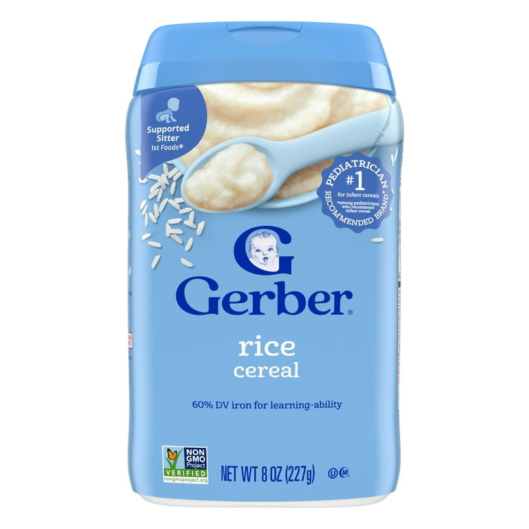 Gerber Stage Baby Food, Baby Rice Cereal, Gerber Cereal For Baby