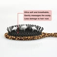 thumbnail image 5 of Hair Brush Leopard Print Cushion Base Hair Brushes Touch Paddle Double Sided Pattern Oval Hairbrush, 5 of 7
