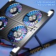 thumbnail image 4 of LOVEVER  Laptop Cooling Pad Laptop Coolers with Quiet Fan for Computer PC Notebook Gaming Laptop Fan Adjustable Laptop Cooling, 4 of 13