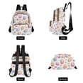 thumbnail image 4 of FORMRS Mini Backpack Purse for Women Travel Daypack Casual Shoulder Bag, Pastel Easter Pattern, 4 of 7