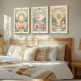 thumbnail image 3 of 3 Pcs Vintage Tarot Astrology Canvas Wall Art Sun and Moon star Wall Decor Pictures Celestial Poster Prints for Living Room Bedroom Kitchen Office Cafe Bar Dormitory Hallway Home Decoration, 3 of 6