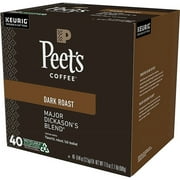 Peet's Coffee Major Dickason's Blend Single-Serve Keurig K-Cup Pods, Dark Roast, 40 ct