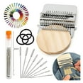 thumbnail image 1 of Knit Patch Kit,Mini Patchmaker Loom for Beginners,Small Darning Loom Speedweve Type Weave Tool, 1 of 6