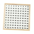 thumbnail image 2 of Tablero de madera para contar números del 1 al 100, aprendizaje de matemáticas, números consecutivos del 1 al 100 para niños en edad preescolar y, 2 of 9