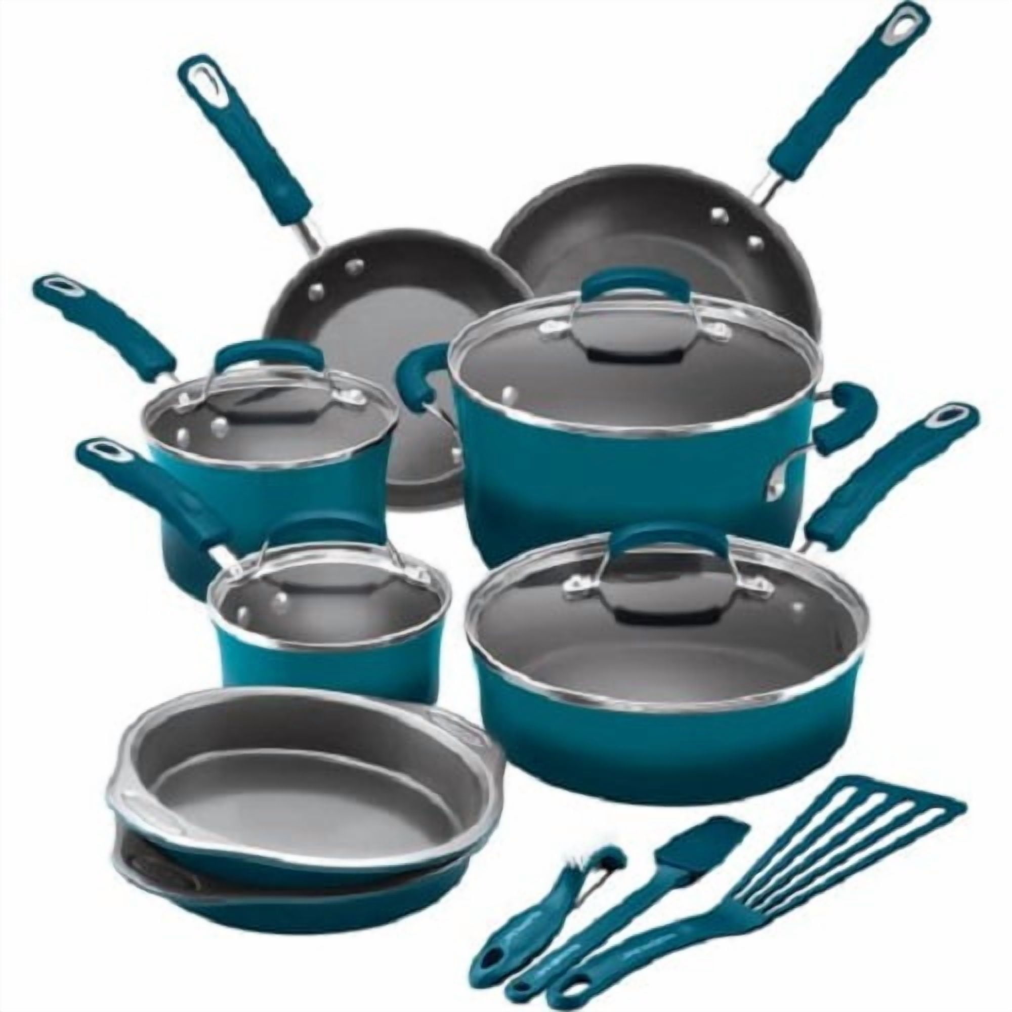 Pentole Smaltate Set Di Pentole Rachael Ray 14 Pezzi - Smaltate