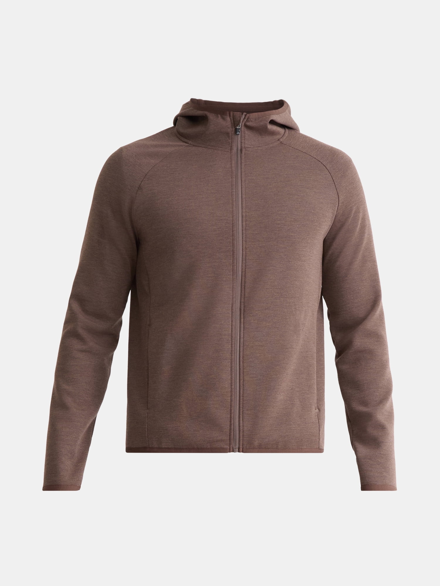 Athletic Works Men's and Big & Tall Fusion Double Knit Full Zip Hooded Sweatshirt Jacket, Sizes S-5XL
