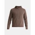 thumbnail image 5 of Athletic Works Men's and Big & Tall Fusion Double Knit Full Zip Hooded Sweatshirt Jacket, Sizes S-5XL, 5 of 5