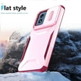 thumbnail image 5 of ELEHOLD for Moto G Play 4G 2024 Case,Military Grade Drop Protection Heavy Duty Non-slip Rugged Shockproof Protective Case with Slide Window Cover for Moto G Play 4G 2024,Pink, 5 of 7