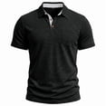 thumbnail image 5 of Men's Polo Shirts Short Sleeve Casual Summer Golf Shirts Classic Collared Shirt with Pocket 2XL, 5 of 5