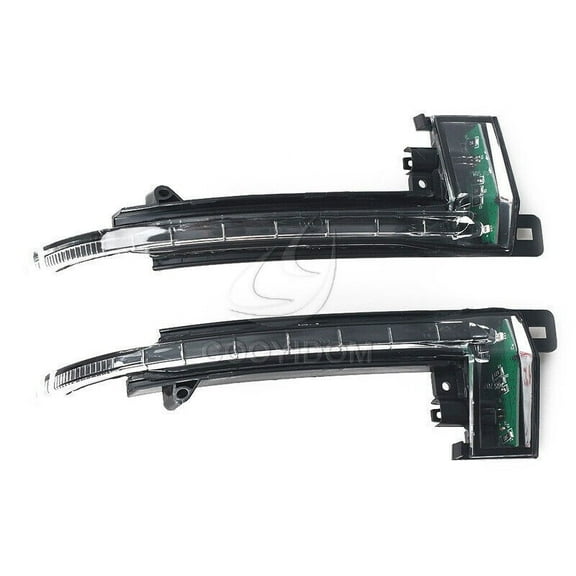 A pair of rearview mirror indicators and turn signal lights suitable for Audi A3 A4 S4 B8 A5 S5-