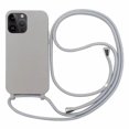 thumbnail image 1 of Crossbody Strap Lanyard Silicone Phone Case For iPhone 15 14 13 12 Mini 11 Pro Max Plus Candy Color Soft TPU Back Cover RJ, 1 of 7