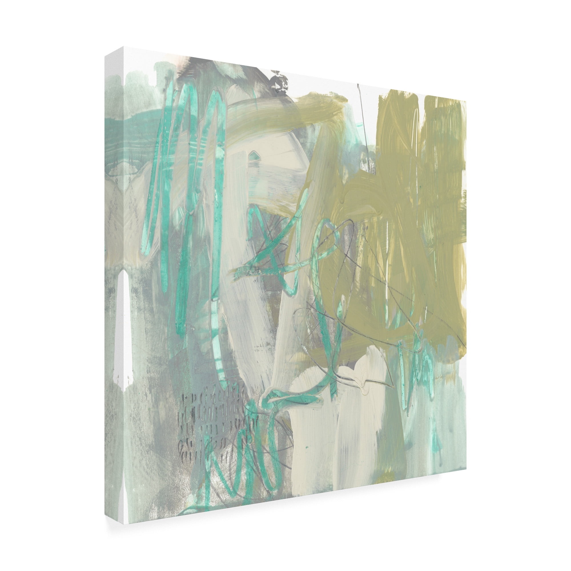 Trademark Fine Art 'Seafoam Marks I' Canvas Art by Jennifer Goldberger