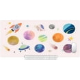thumbnail image 2 of Space Galaxy Desk Mat Galaxy Doodles Mouse Pad Mouse Mat Desk Accessories 35''''×15.6''''×0.12'''' Color:Space Galaxy, 2 of 2