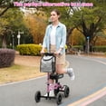 thumbnail image 7 of COSYWILL Knee Scooter,Economy Knee Walker with Dual Braking System,Foldable Scooter for Foot Injuries,Compact Crutches Alternative,Pink, 7 of 7