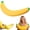 Bannana-17.7 inch, variant on Giant Cherry Squishy,6.3 inch Jumbo Cherry Squishies Stress Balls, Silent Slow Rising Gem Cherry Shape Squeeze Sugar Balls,Anxiety Relief Gifts for Adults