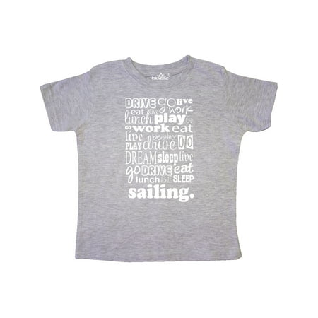 

Inktastic Sailing Boating Gift Gift Toddler Boy or Toddler Girl T-Shirt