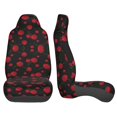 thumbnail image 4 of ZICANCN Car Seat Covers Front Seats Only,Fashion Cherry Print Automotive Seat Covers Protectors for Cars Trucks Suv 2 Pack, 4 of 8