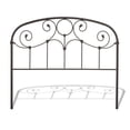 thumbnail image 3 of Grafton Complete Metal Bed and Steel Support Frame with Prominent Scrollwork and Decorative Castings, Rusty Gold Finish, Twin, 3 of 8