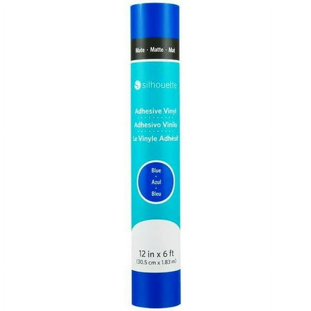 Silhouette Blue Matte Premium Indoor Outdoor Vinyl 12" x 6ft