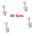 thumbnail image 2 of Clips de Fixation pour Doublure Évasée d'Aile de Voie de Roue (40 Ensembles) pour Nissan Navara, 2 of 4