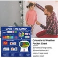 thumbnail image 5 of Calendario Tarjeta meteorológica Carta Tarjeta de palabras Tarjeta de matemáticas Tiempo de ciclo Centro de aprendizaje Bolsa para tarjetas ER, 5 of 5