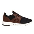 thumbnail image 6 of Deer Stags Kids' Betts Jr. NoSox Bungee Lace Fashion Sneaker - Black/Brown - 2.5 Little Kid Medium, 6 of 8